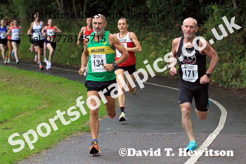 Womens and Mens Over-50s 2023 Sunderland 5k Road Race, July 20th.  Photo: David T. Hewitson/Sports for All Pics